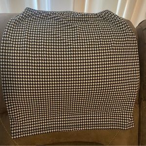 Black and white skirt